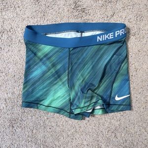 Nike pro spandex shorts